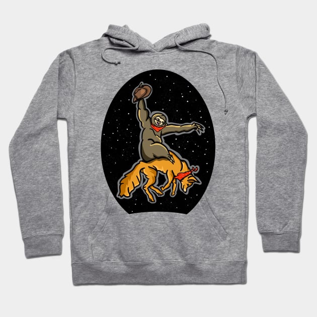 Sloth riding a Fox Hoodie by mailboxdisco